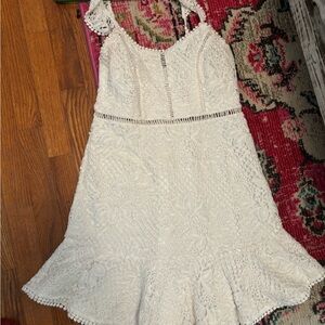 Selfie Leslie white dress, lightly used